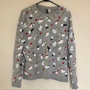 H&M Sushi Cat Crewneck Sweater